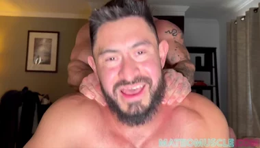 Bi-curious Bodybuilder Fucks His Gym Bro