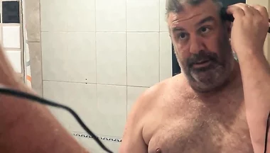 Before the Fight - Silver Daddy Boxer POV