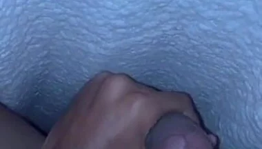 Watch How I Masturbate My Big Cock Under the Quilt Until I Get a Juicy Cumshot