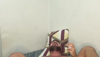 Deep Anal Vibrator Play & Massive Cumshot