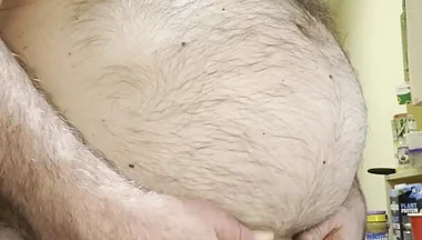 Coach Karl's Mid-afternoon Stiffy During a Live Cam Show 6231