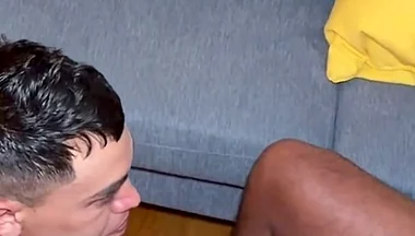 Arab Stepdaddy Using White Trans Pussy