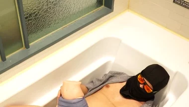 Fuck Toy in Hotel Bathtub