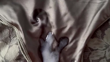 Cum on Wife’s Panties 14