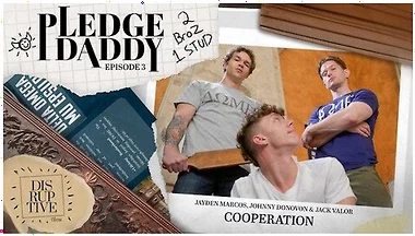 Pledge Stepdaddy 3 Double Domed Twink Jock Spanked & Dapd With Johnny Donovan, Jack Valor And Jayden Marcos
