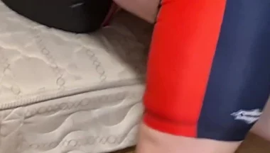 Silver Stepdaddy Boxer Vs. Gouine Wrestler - Singlet Wrestling Challenge