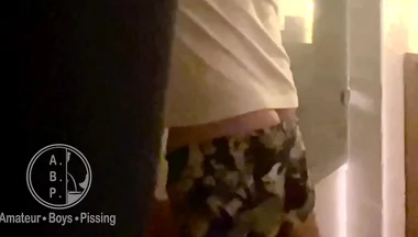Caught Pissing on His Friend in the Bathtub