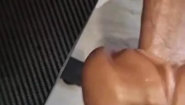 A Huge Cock Fills a Pussy and His Stepfather with Cum
