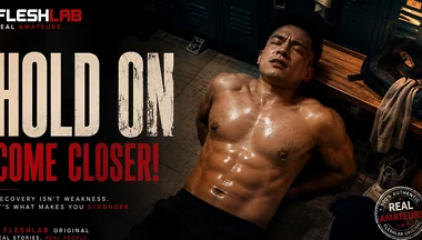 Hold on! Come Closer! Asia Twink Get a Nice Handjoib in the Locker Room!
