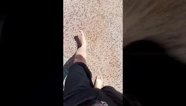 Jon Arteen Is a Naughty Boy Scout Who Walks Barefoot in the Street Outside for You Fans of Bare Feet