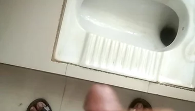I Put Soap on My Hands and Went to the Office Bathroom to Wash My Hands.