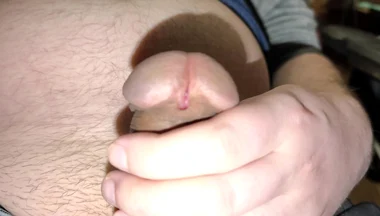 Real Close-up of a Mushroom Dick