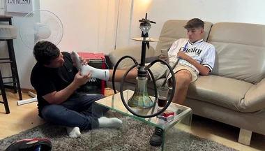 Master pablo feet socks serving